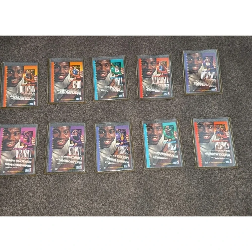 1994-95 NBA SkyBox Hoops Basketball Magic's All-Rookie Team 10 Card Set AR1-10